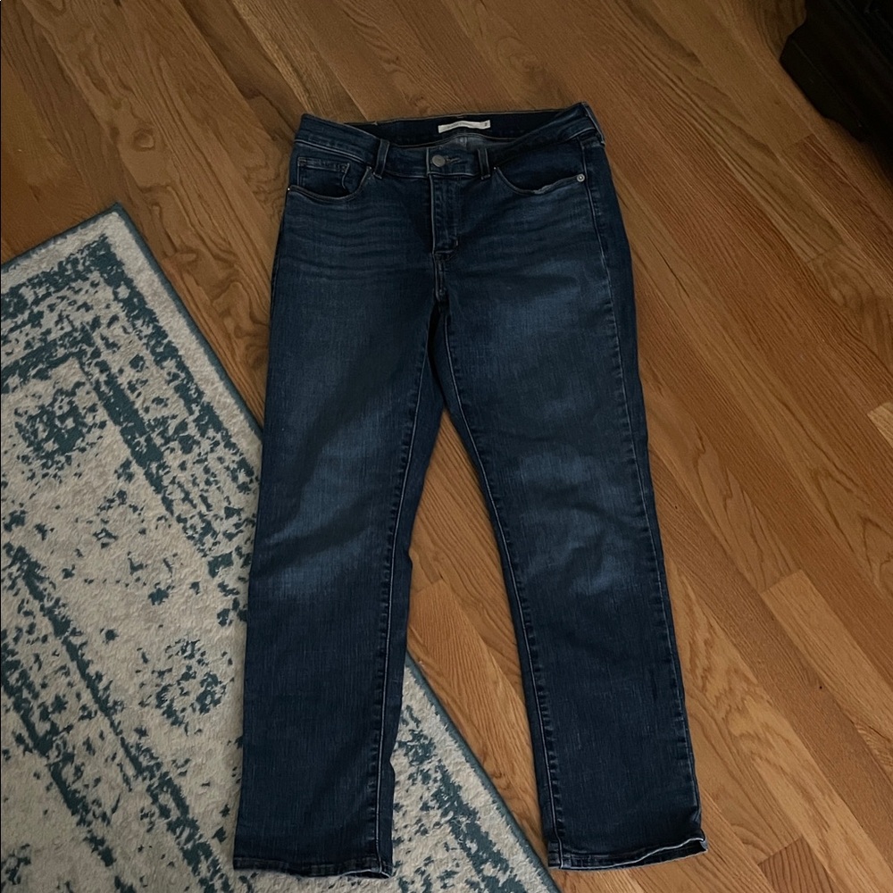 Levi's lapis dark horse classic Straight Leg Jeans